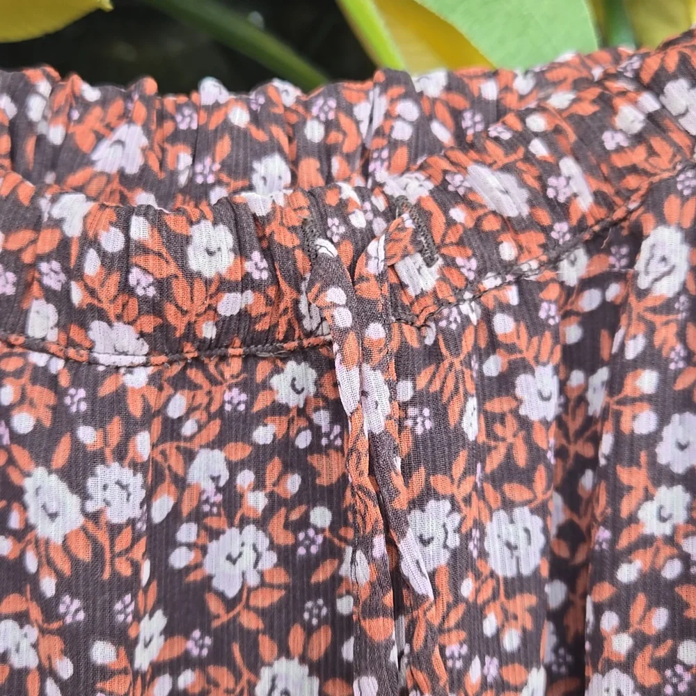aerie Floral Tiered Maxi Skirt - Picture 2 of 3